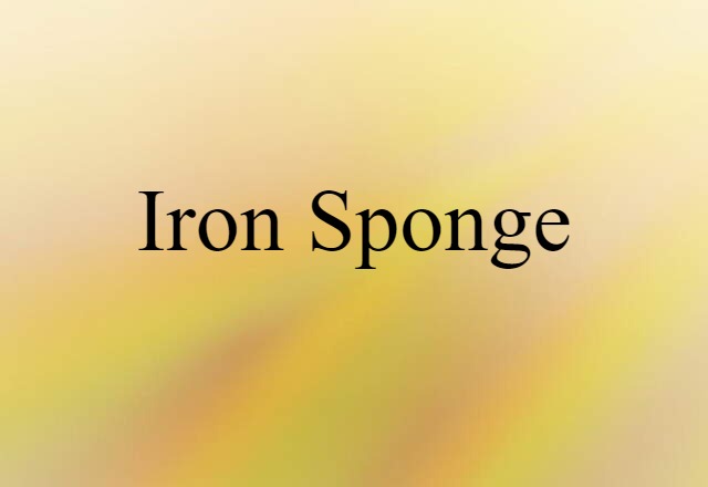 iron sponge