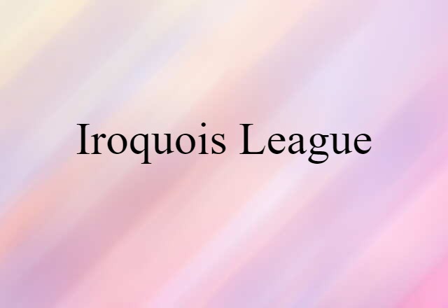 Iroquois League