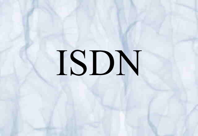 ISDN