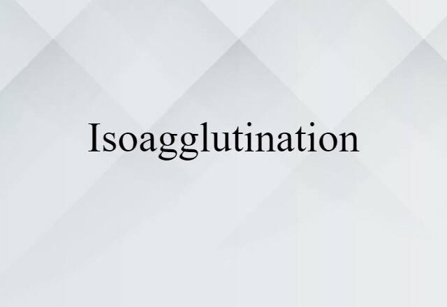 isoagglutination