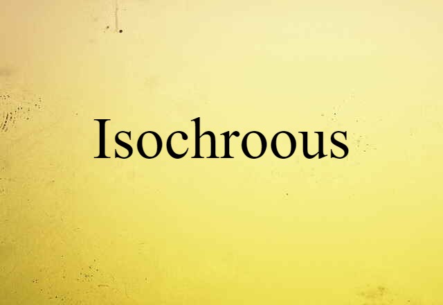 isochroous