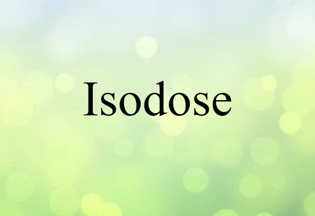 isodose