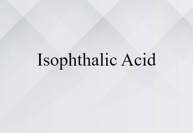 isophthalic acid