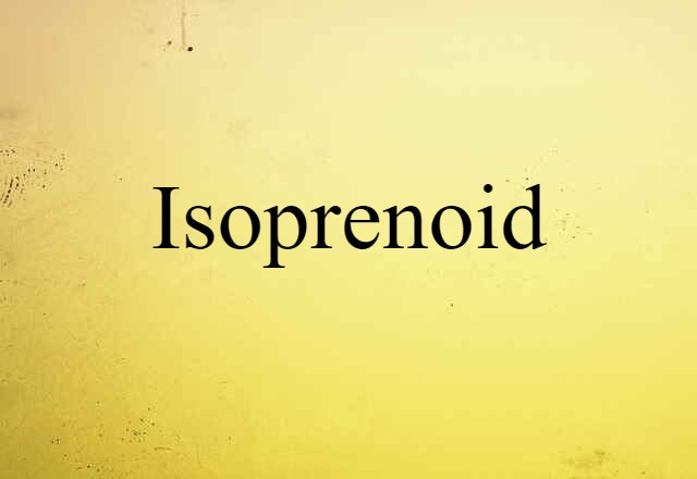 isoprenoid