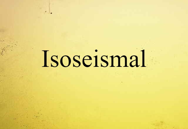 isoseismal