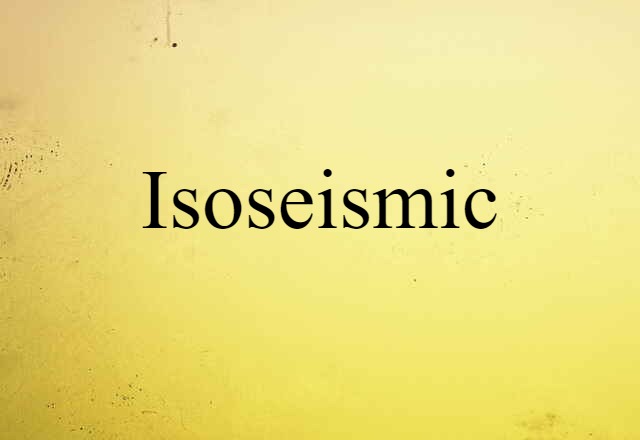 isoseismic