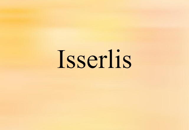 Isserlis