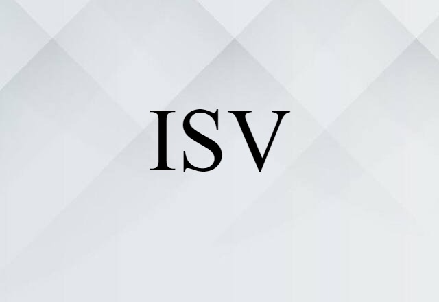 ISV