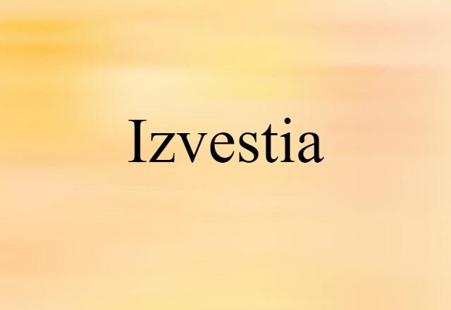 Izvestia