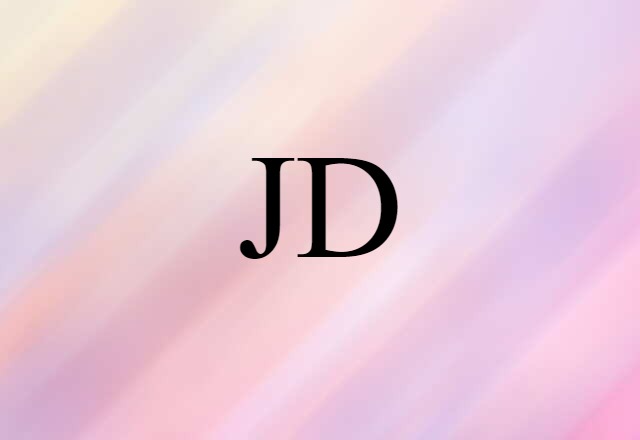 JD (noun) Definition, Meaning & Examples