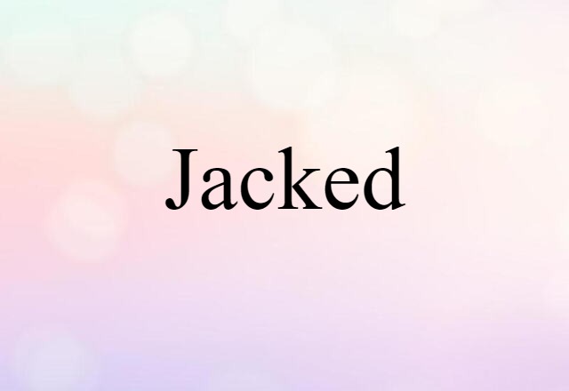 Jacked (noun) Definition, Meaning & Examples