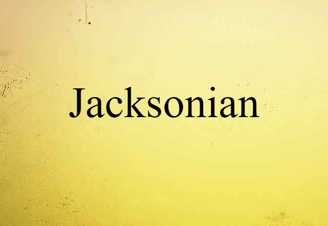 Jacksonian