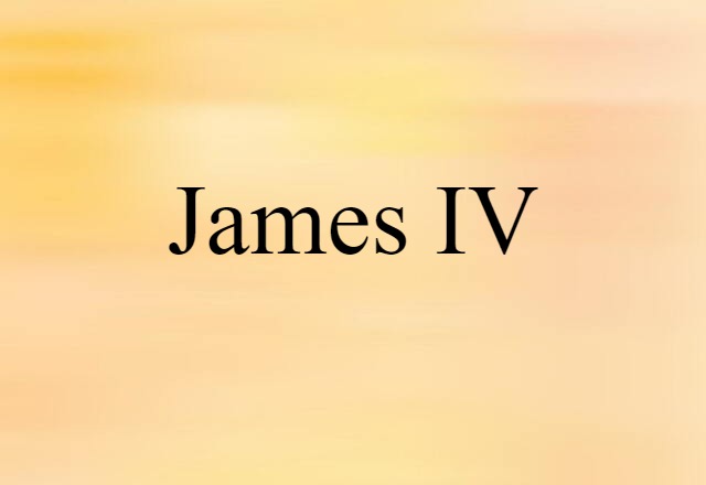 James IV