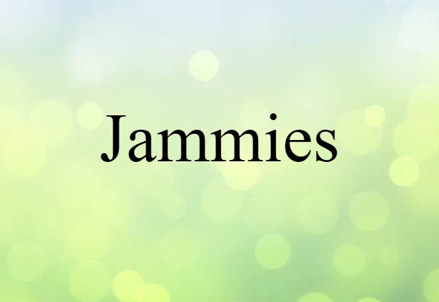 Jammies (noun) Definition, Meaning & Examples