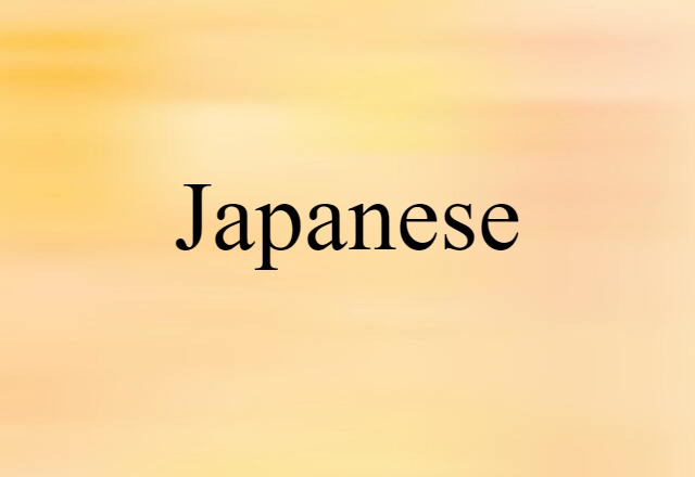 Japanese