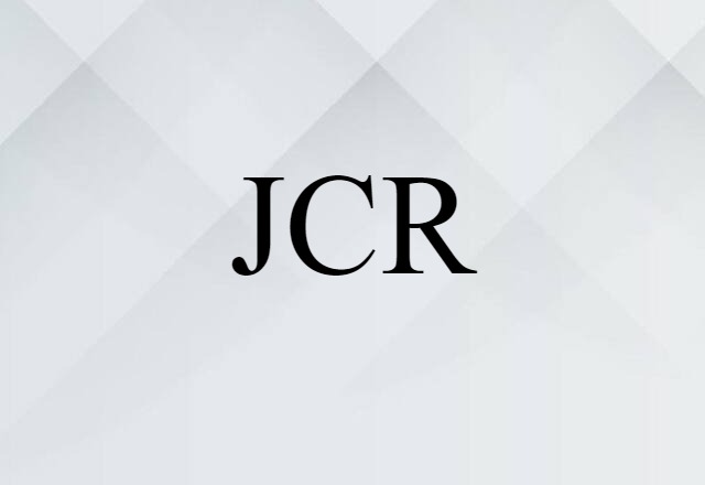 JCR