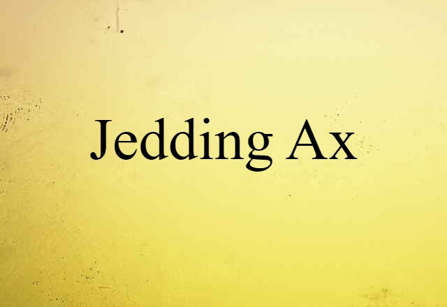 jedding ax