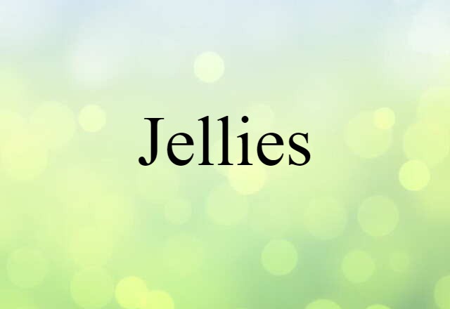 Jellies (noun) Definition, Meaning & Examples