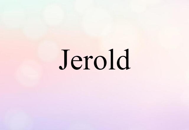 Jerold