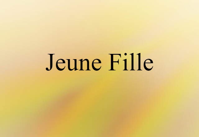 jeune fille