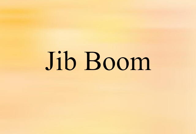 jib boom