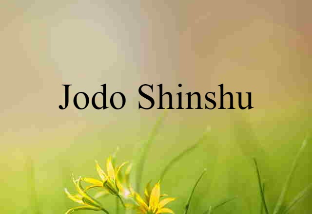 Jodo Shinshu