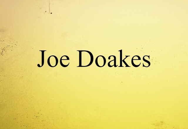 Joe Doakes