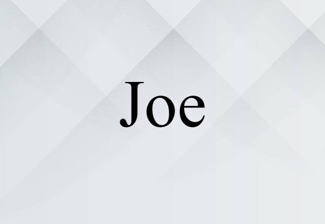 joe