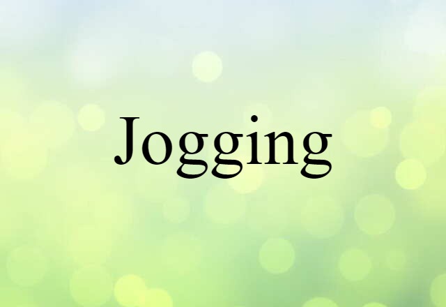 jogging