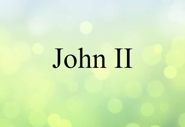 John II