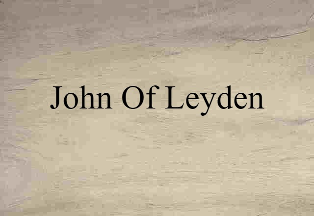 John of Leyden