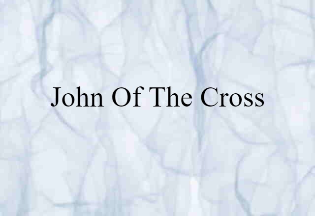 John of the Cross