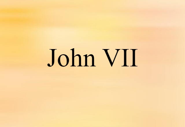 John VII