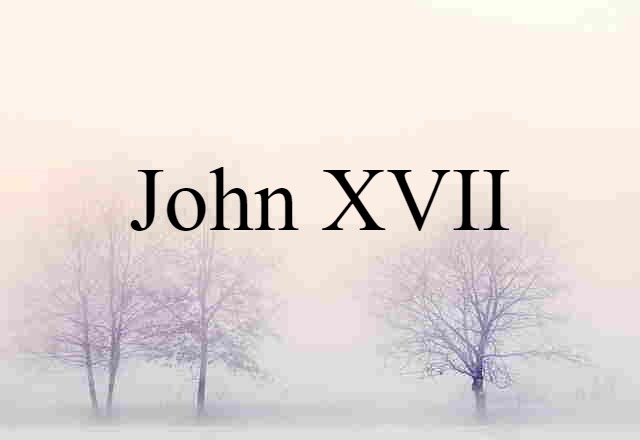 John XVII