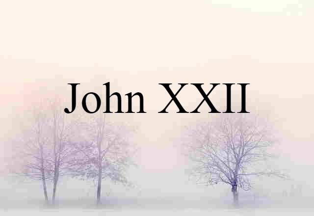 John XXII