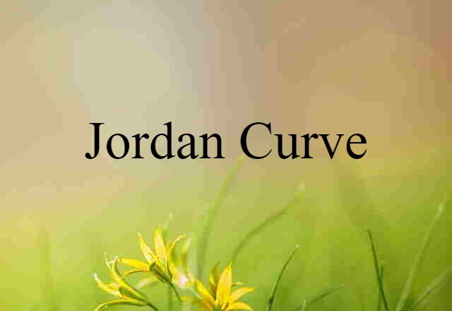 Jordan curve