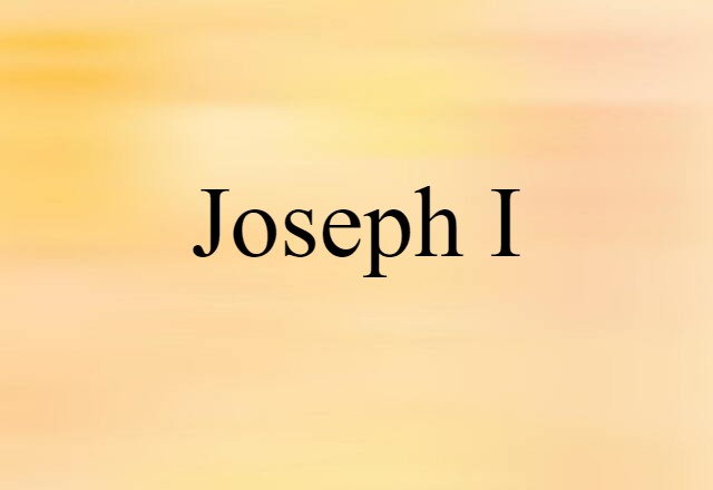 Joseph I