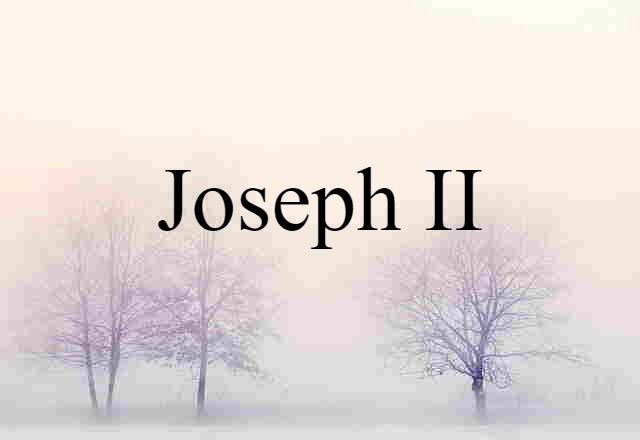 Joseph II