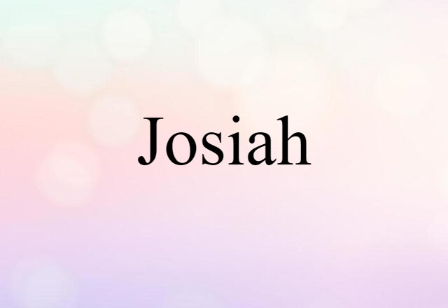 Josiah