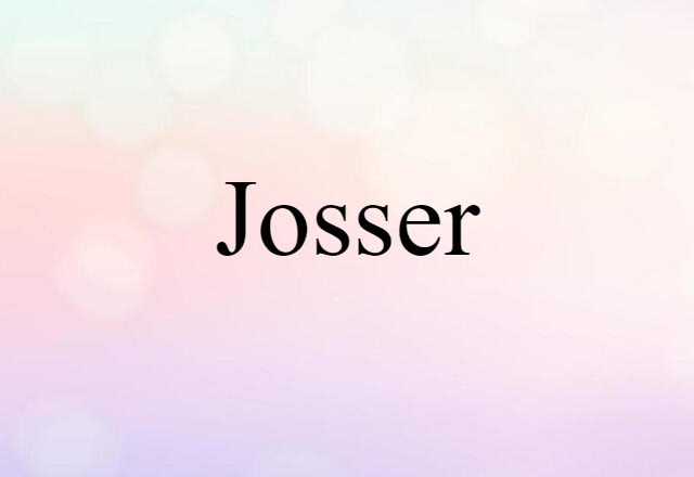 Josser (noun) Definition, Meaning & Examples