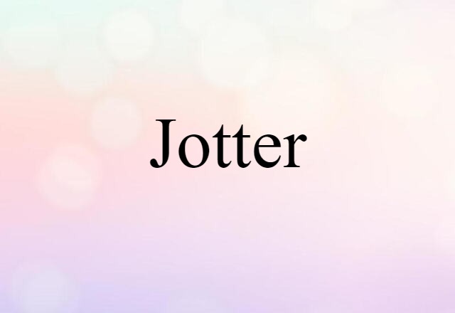 jotter