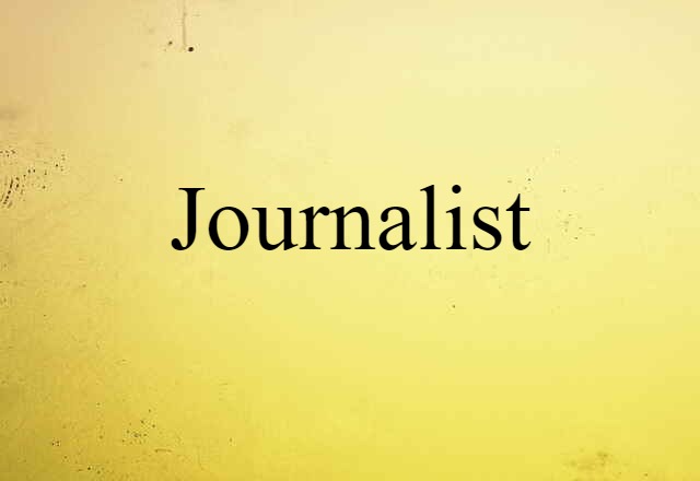 journalist