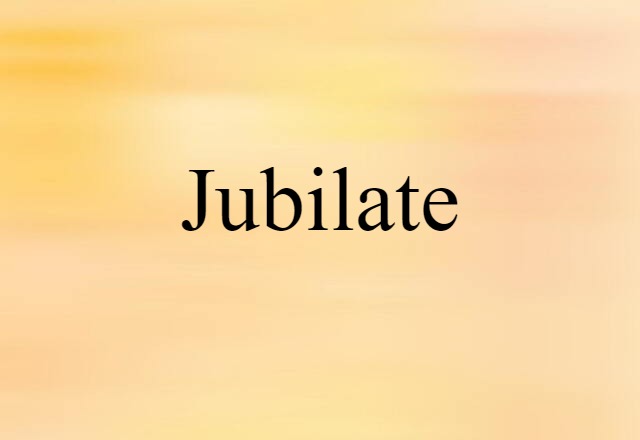 jubilate