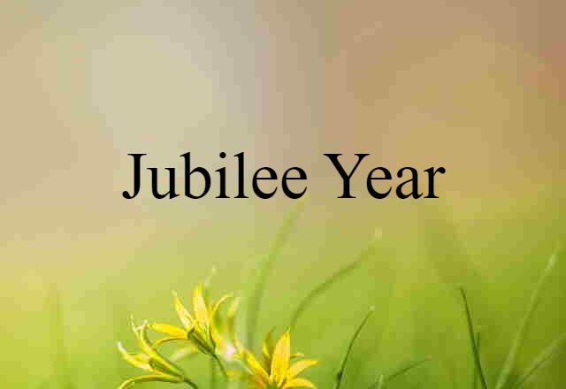 jubilee year