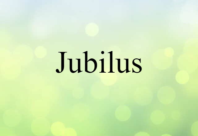 Jubilus (noun) Definition, Meaning & Examples