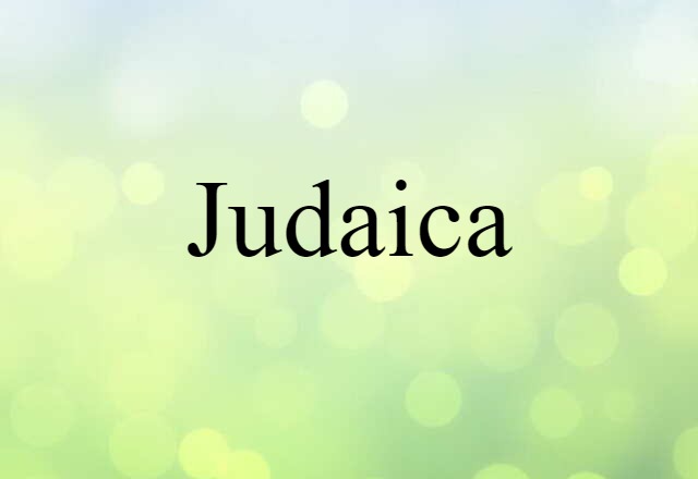 Judaica