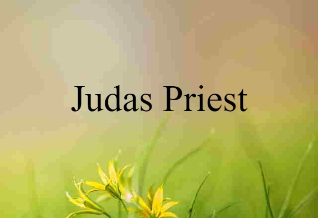 Judas Priest (noun) Definition, Meaning & Examples