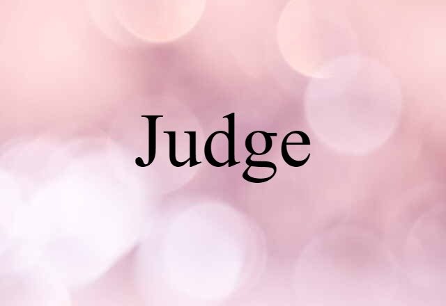 judge