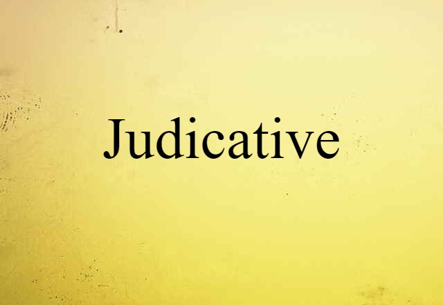 judicative