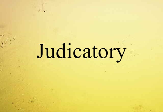 judicatory